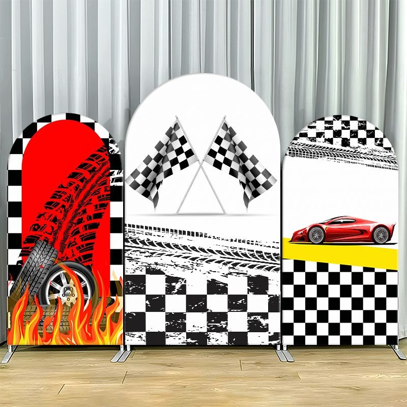 Event Launch Party - Single Side Arch Backdrop Cover Rocket