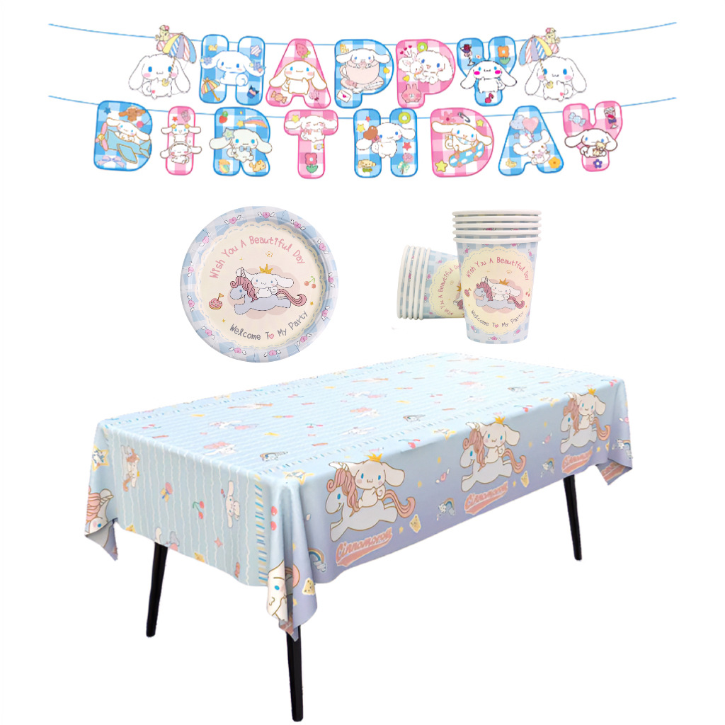 Table Cloth Disposable - Kuormi Birthday Party Tablecloth Oil-proof Waterproof