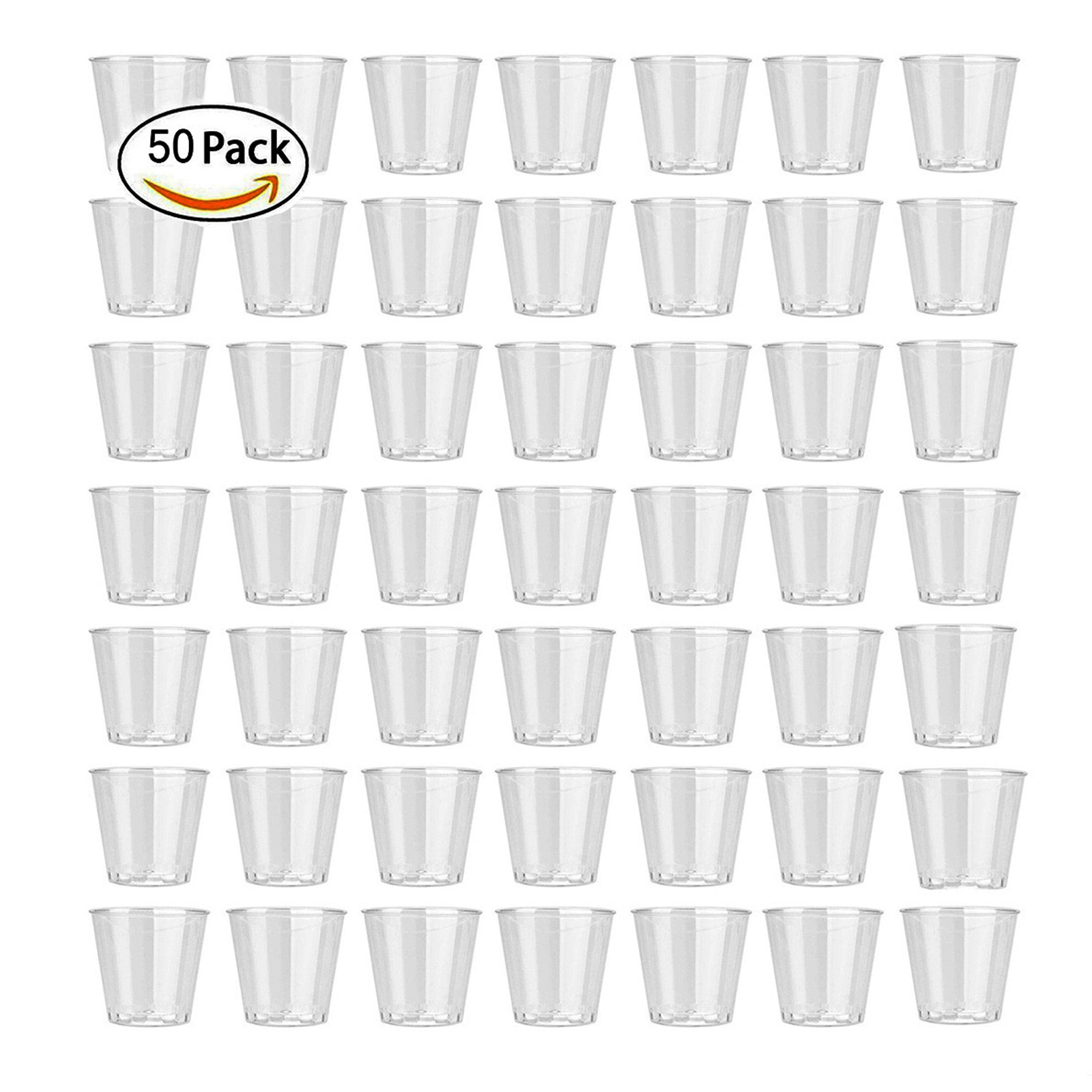 Plastic Cup 50Pcs - 50pcs 30ml New Disposable Clear Plastic