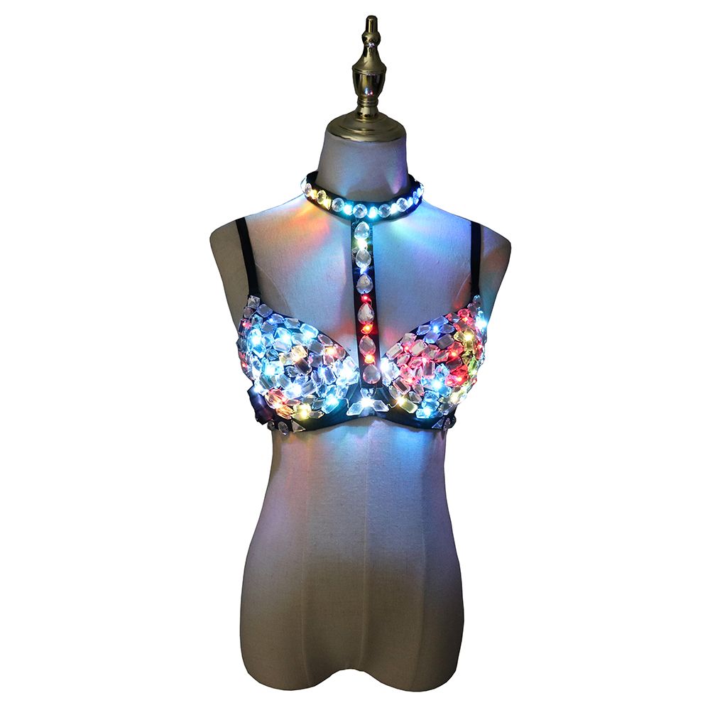 Event Party Dj - Nightclub Ds Sexy LED Bra Colorful