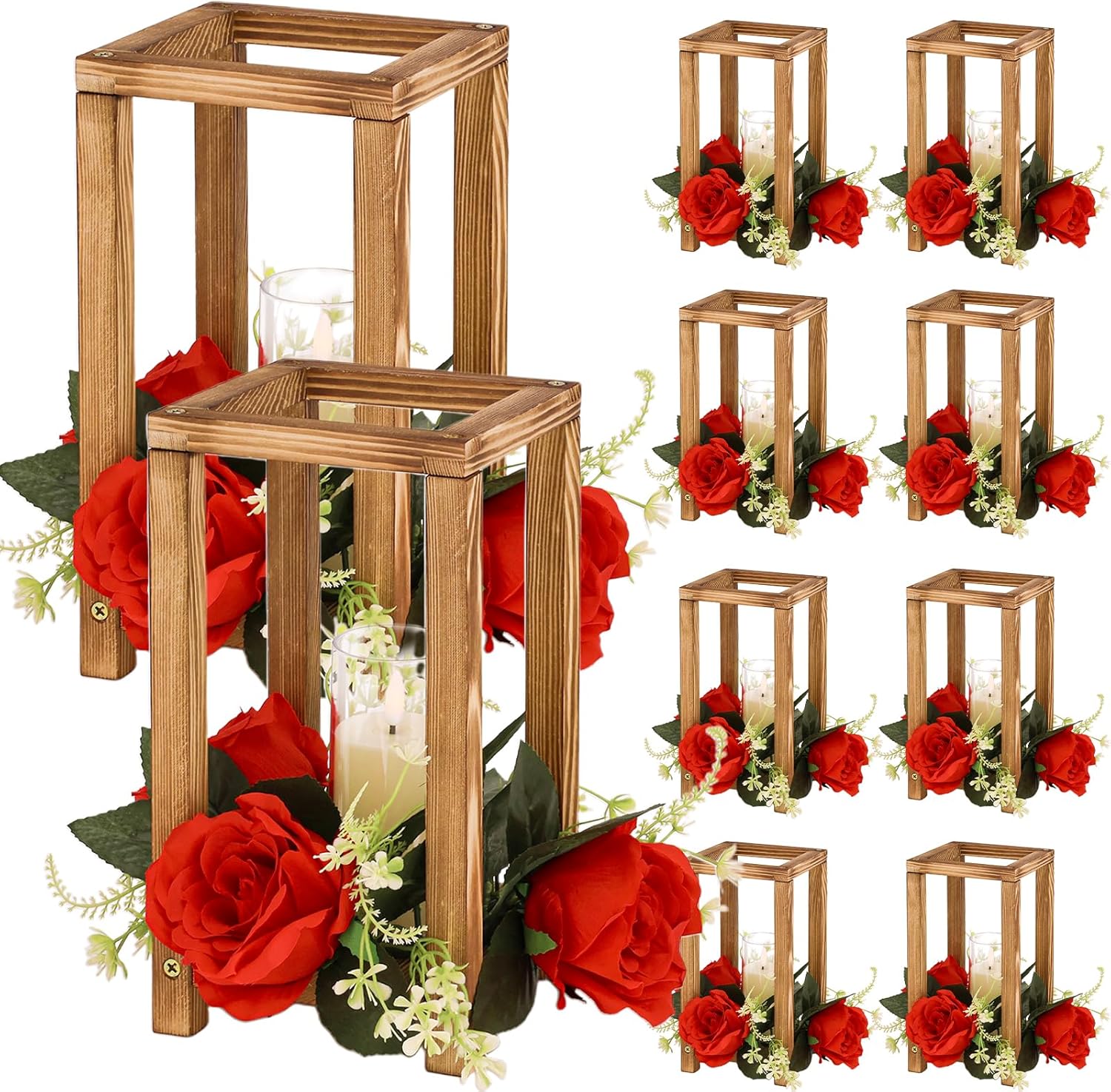 Centerpiece Stick - 1 Piece Wooden Wedding Lantern Centerpiece