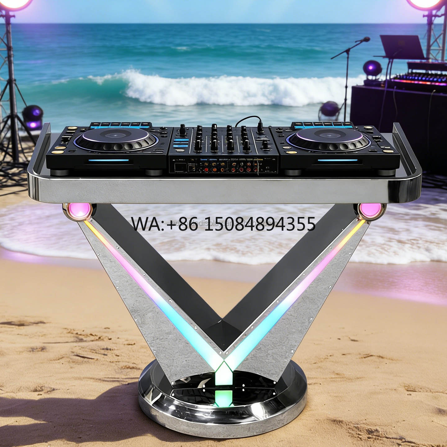 Event Party Dj - LiqVis Mobile Contemporary Luxury DJ Booth