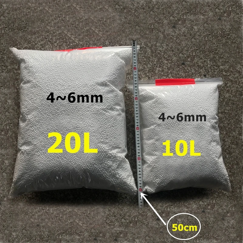 Event Z - 4-6mm 10L/20L White Styrofoam Balls for