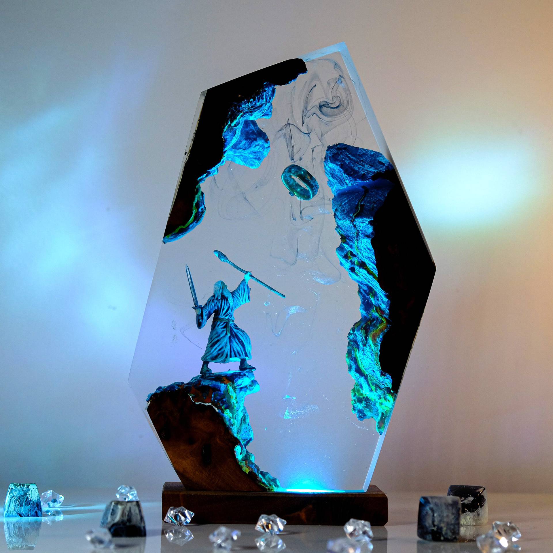 Eve Party - Movie Scence Figure Table Resin Lamp