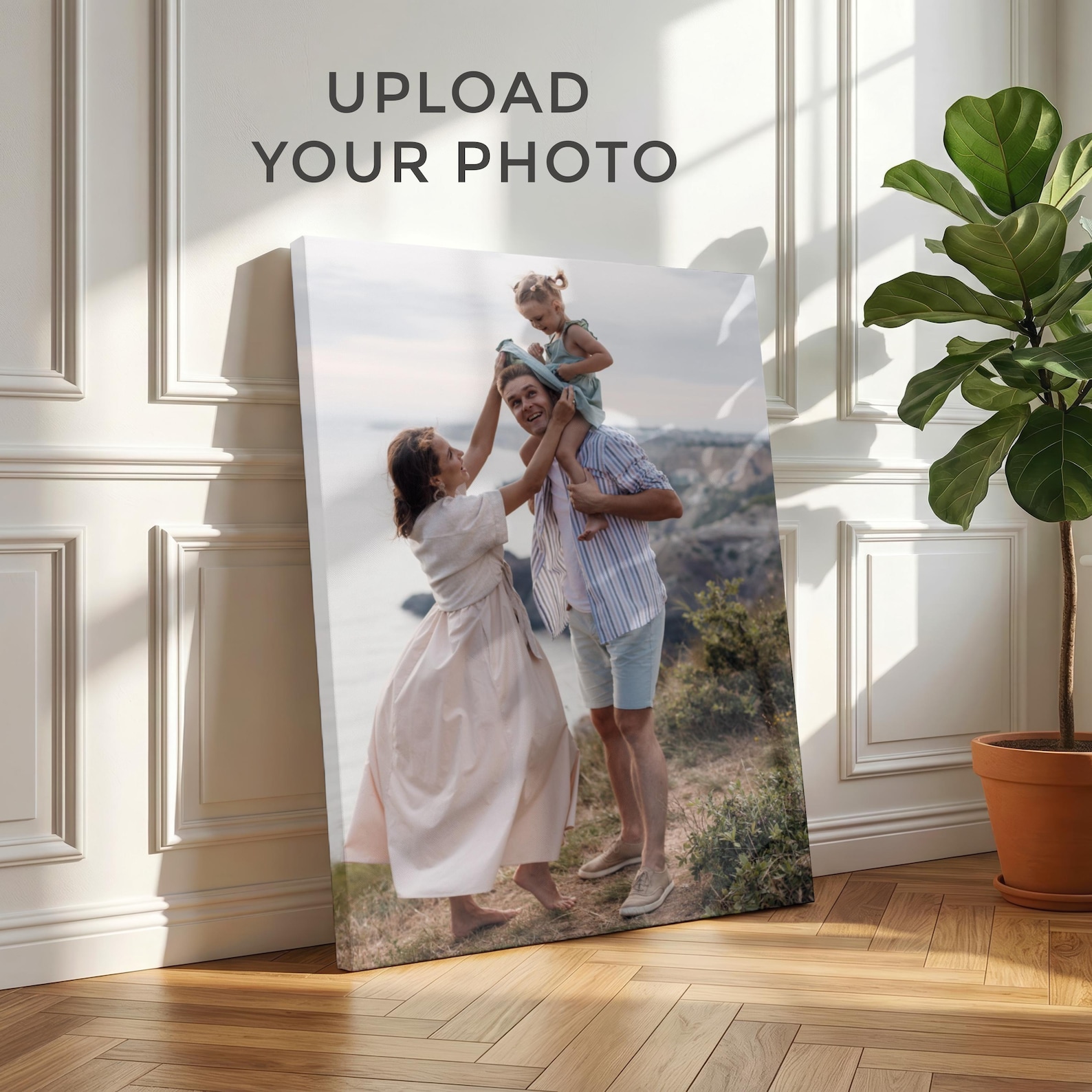 Eve Party - Personalized Photo Canvas, Custom Family Wall