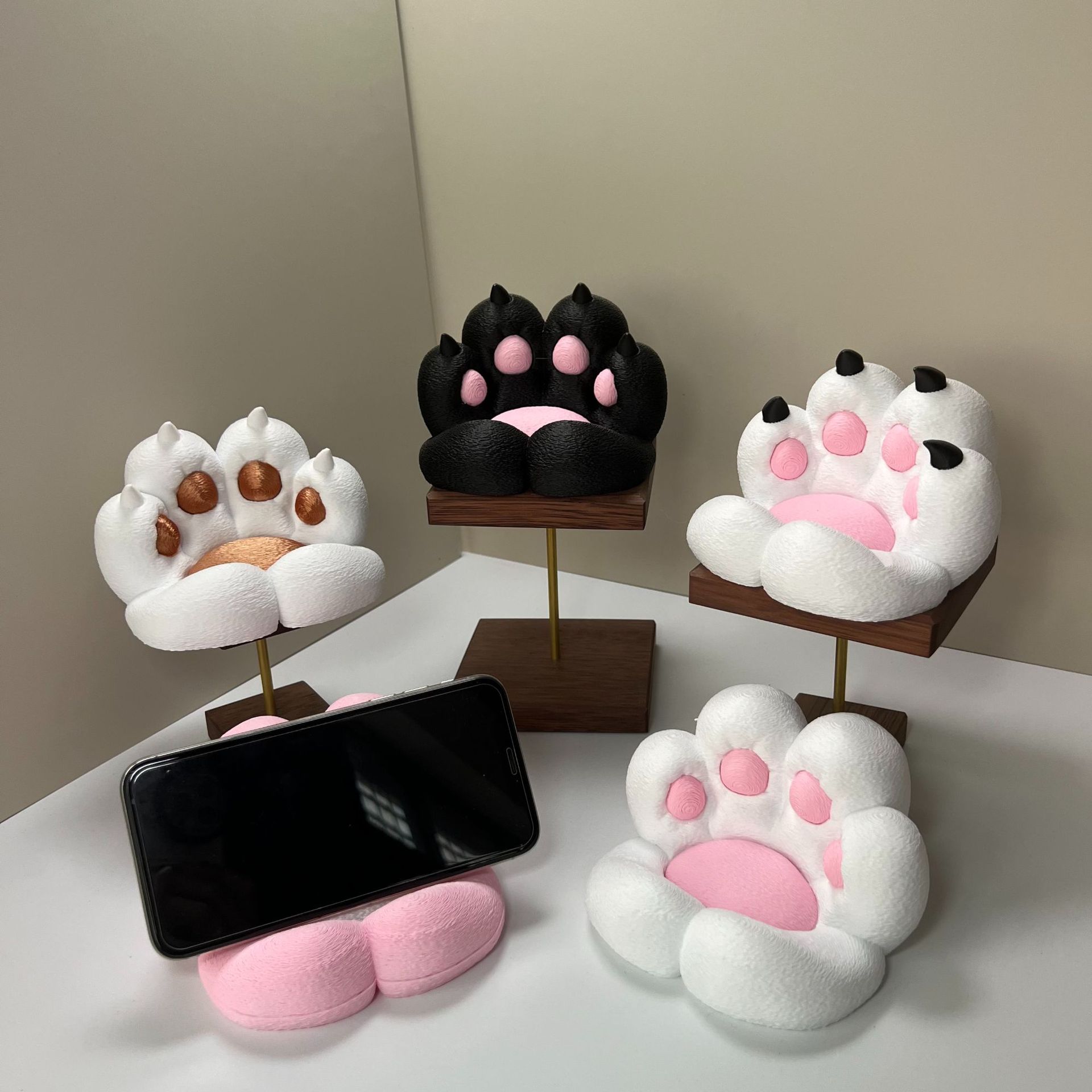 Event Support - Cute cat paw shaped desk ornament,