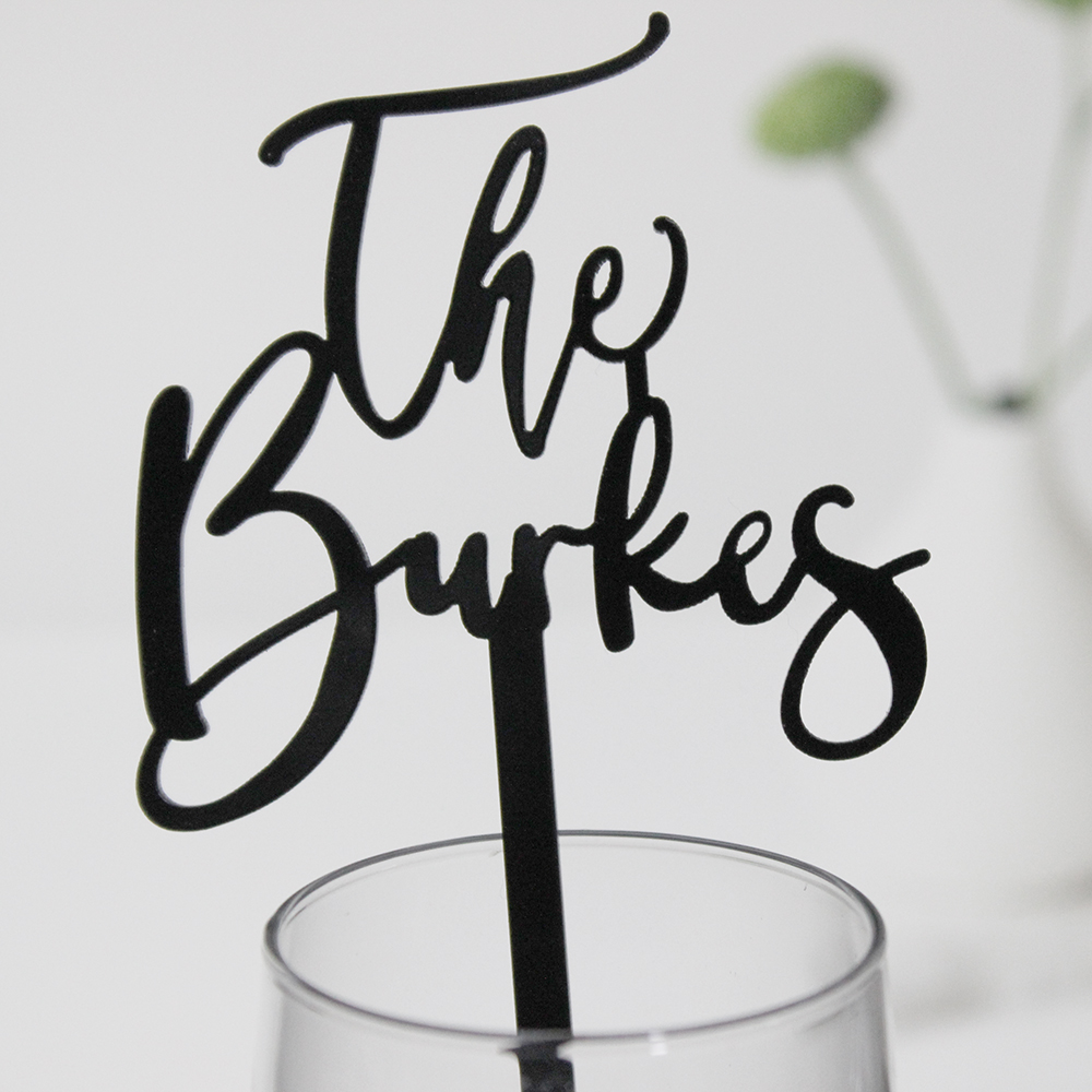 Centerpiece Stick - 10/30/50/100Pcs Personalized Cocktail Sticks Name Hand