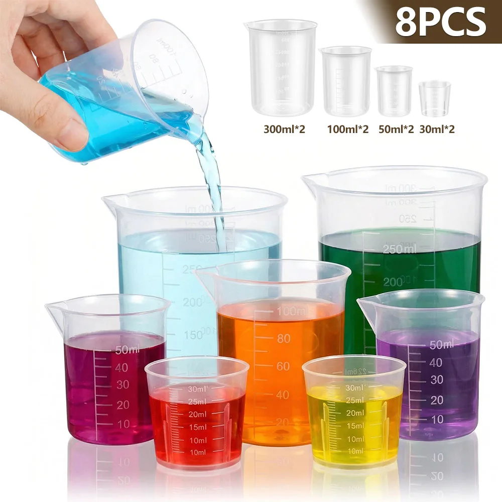 8 Pcs Plastic Measuring Cup Se - Plastic Cup 50Pcs review and price
