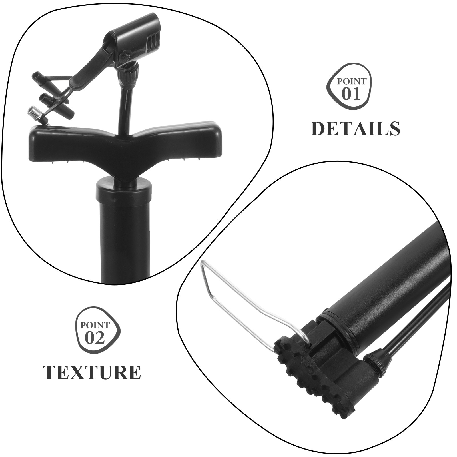 Steel Portable Ball Pump Bike  - Balloon Pump Hand review and price