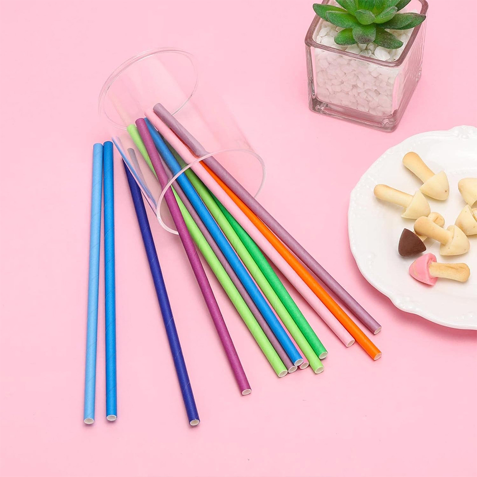25/50/100PCS Disposable Paper  - Paper Straw Color review and price