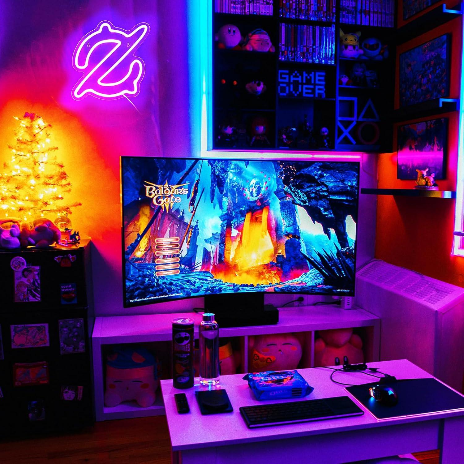 Gaming Scholar Neon Sign USB P - Neon Sign Party review and price