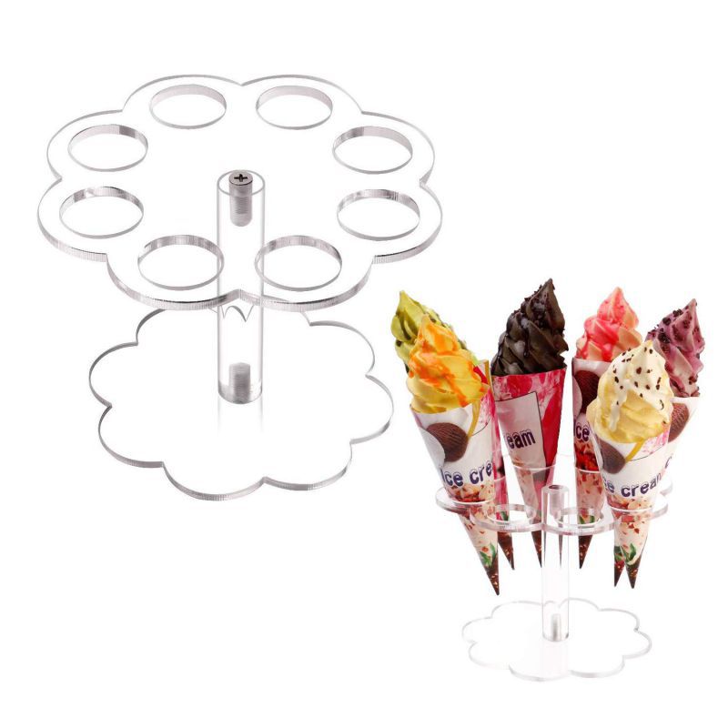Ice Cream Cone Holder Acrylic  - Cotton Candy Cone review and price