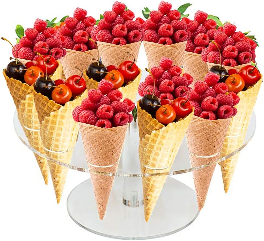 Ice Cream Cone Holder Acrylic  - Cotton Candy Cone review and price
