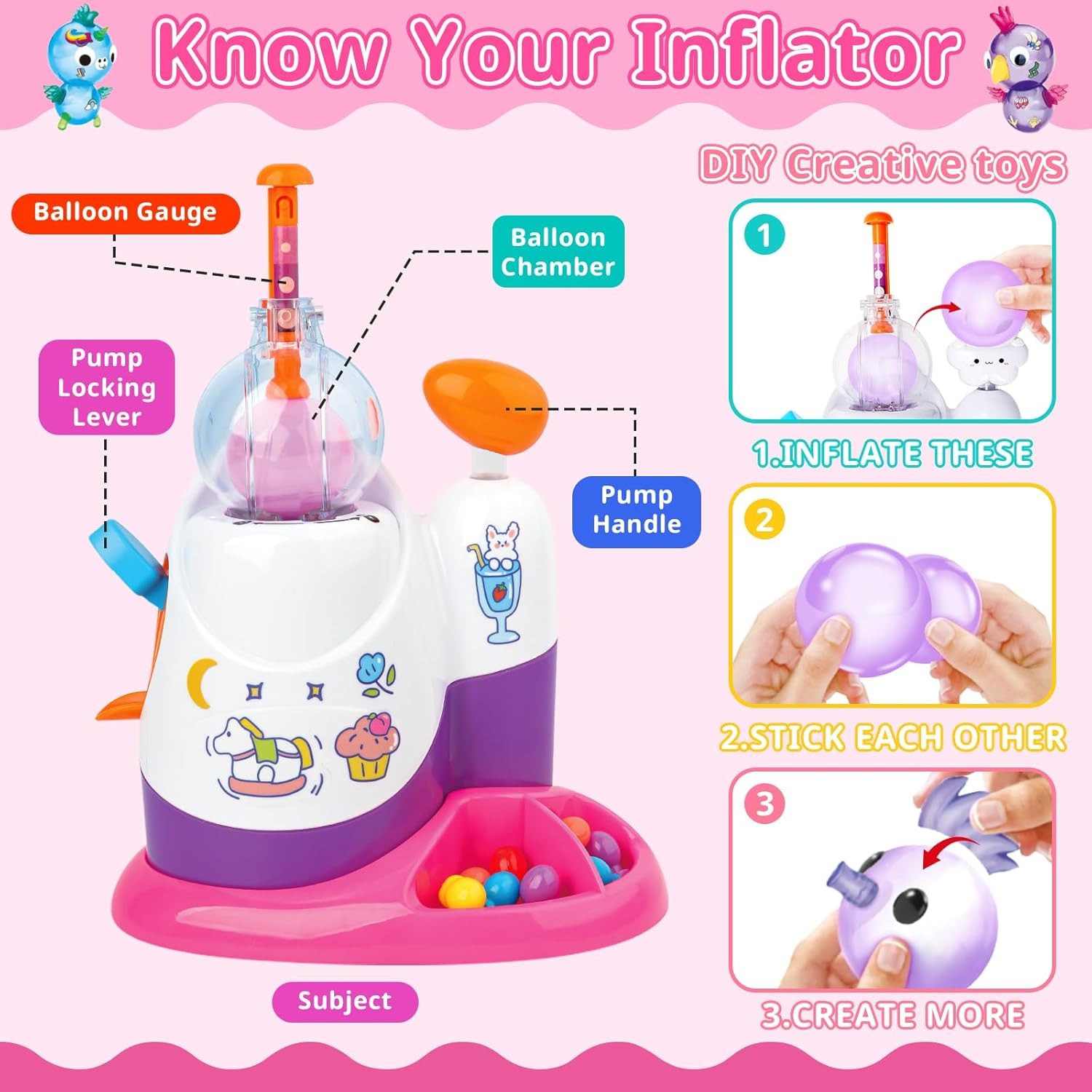 DIY Balloon Animal Kit with Pu - Balloon Pump Hand review and price