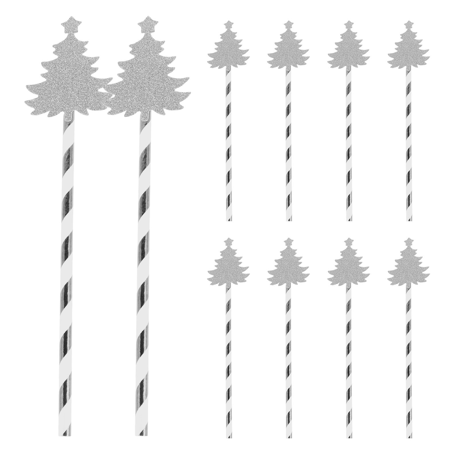 25Pcs Christmas Tree Design Pa - Paper Straw Color review and price