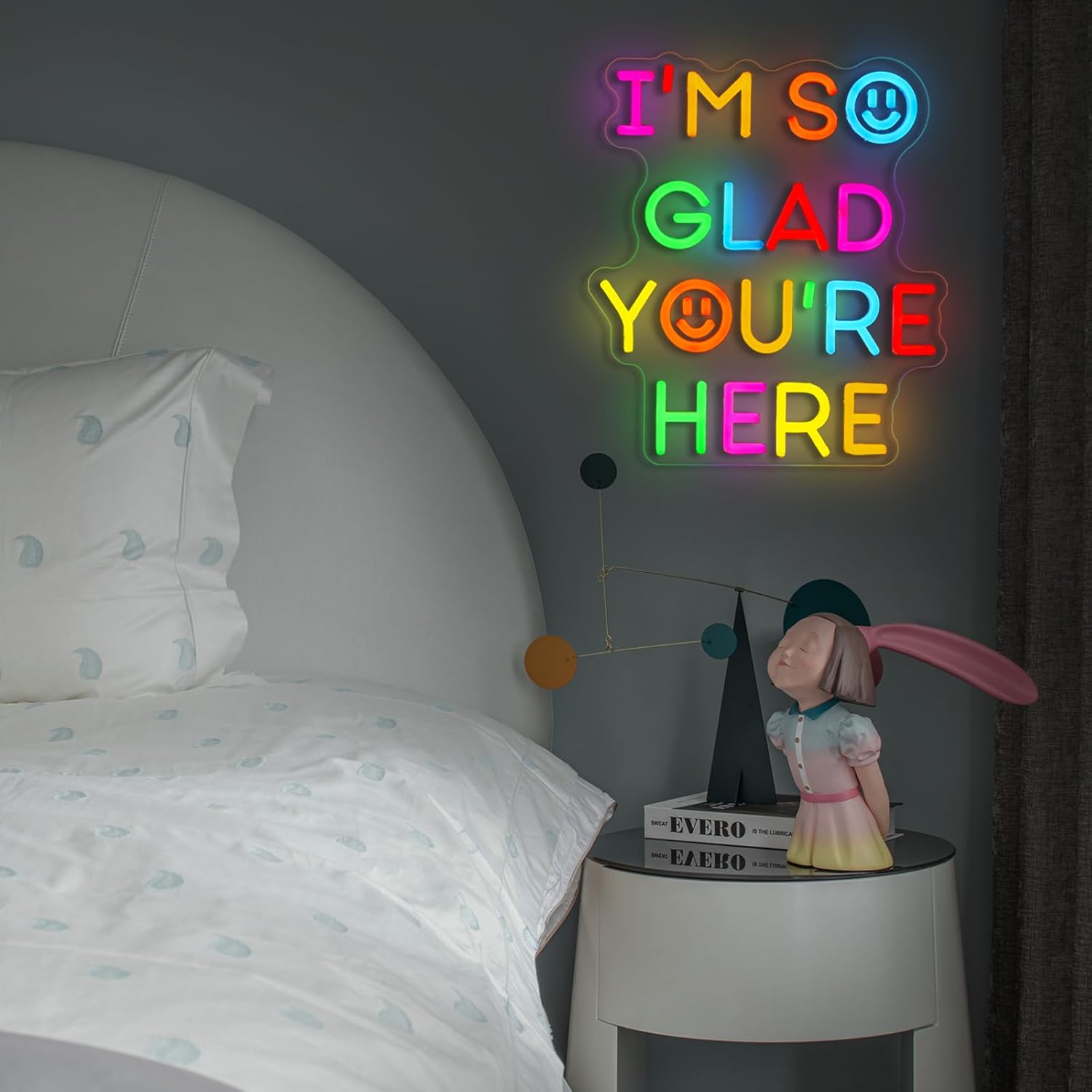  I'm So Glad You‘re Here Neon - Neon Sign Party review and price