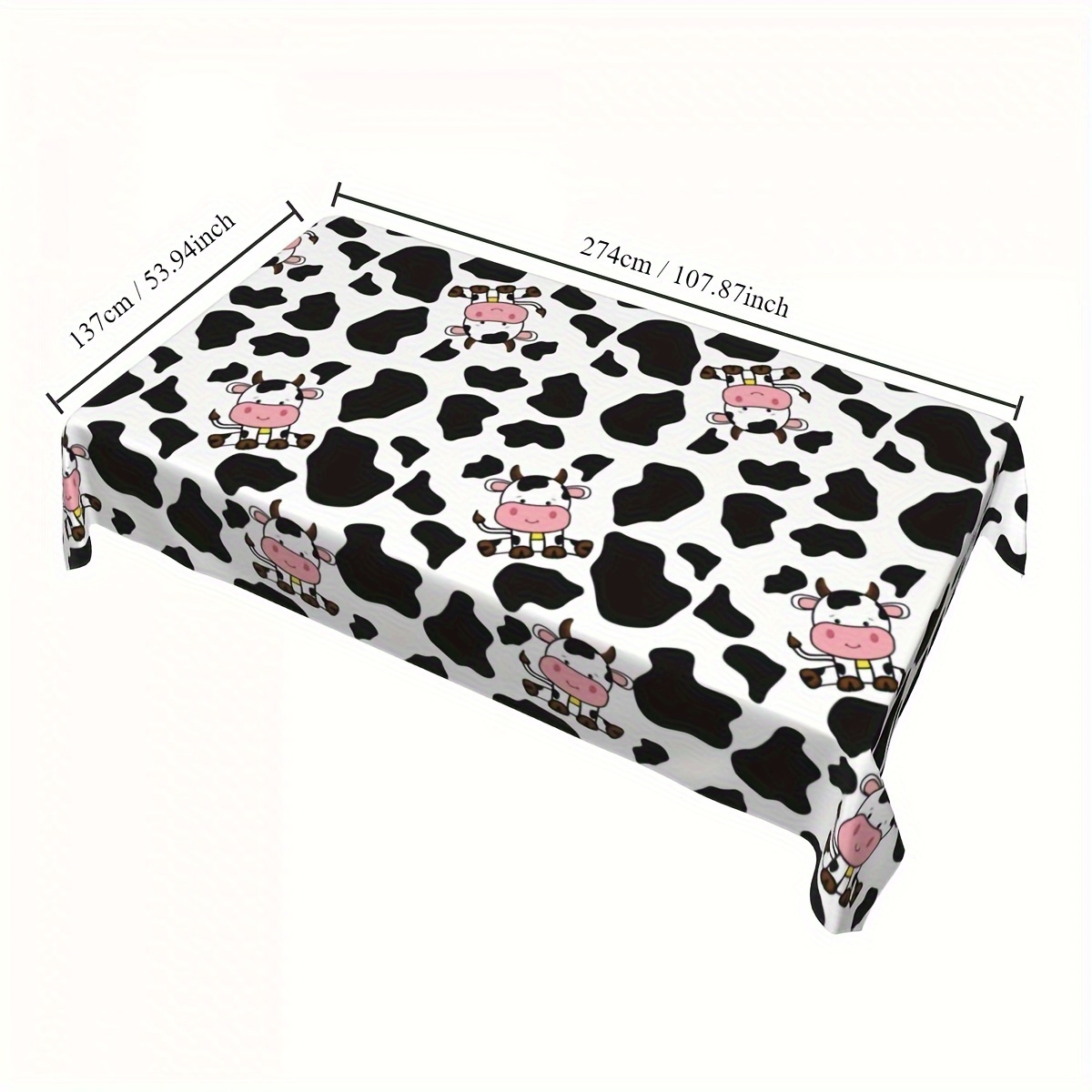 1pc Cow Farm Animal Theme Picn - Table Cloth Disposable review and price