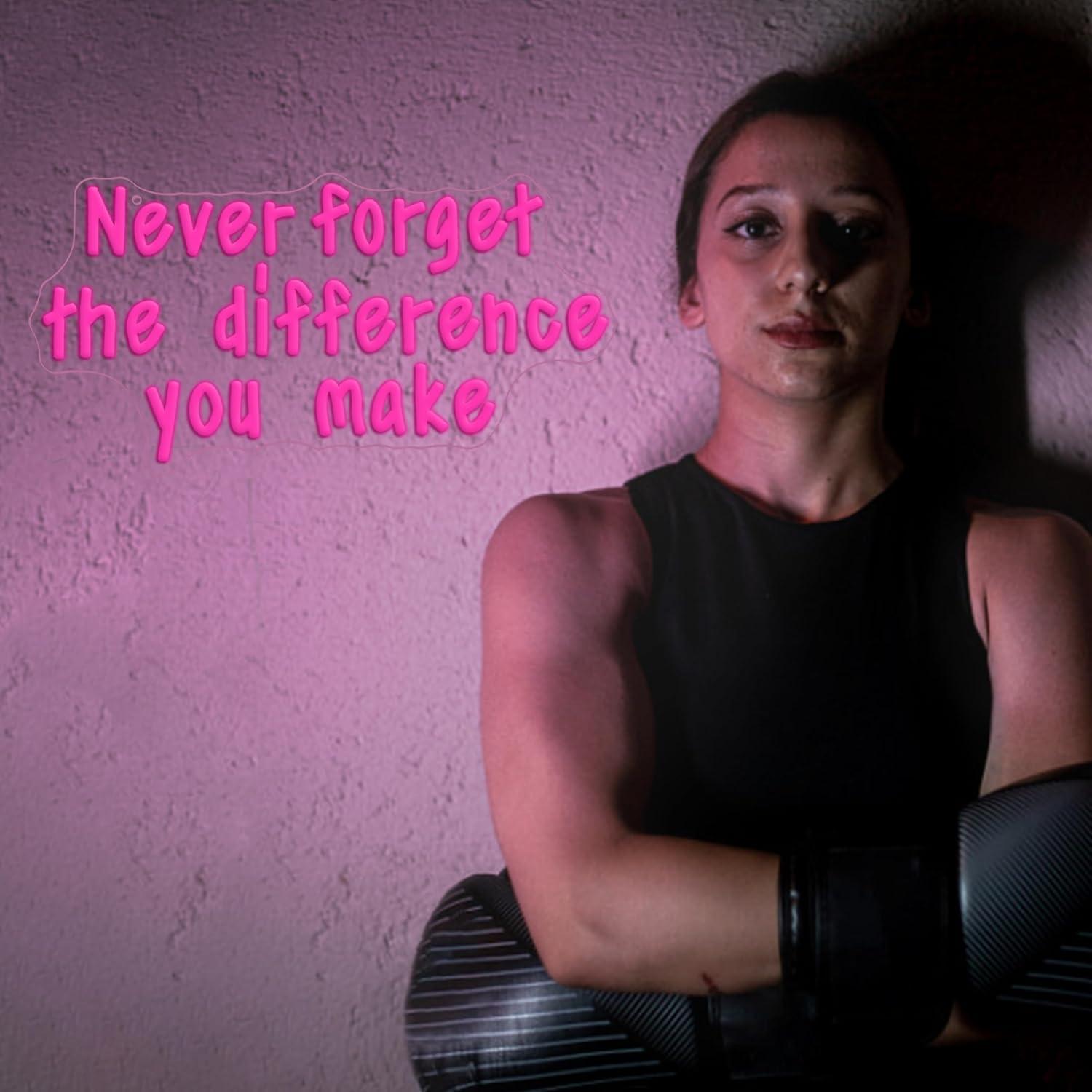 Never Forget The Difference Yo - Neon Sign Party review and price