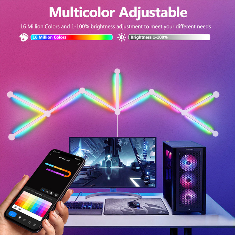 Smart RGB Wall Lamp, Bluetooth - Neon Sign Party review and price