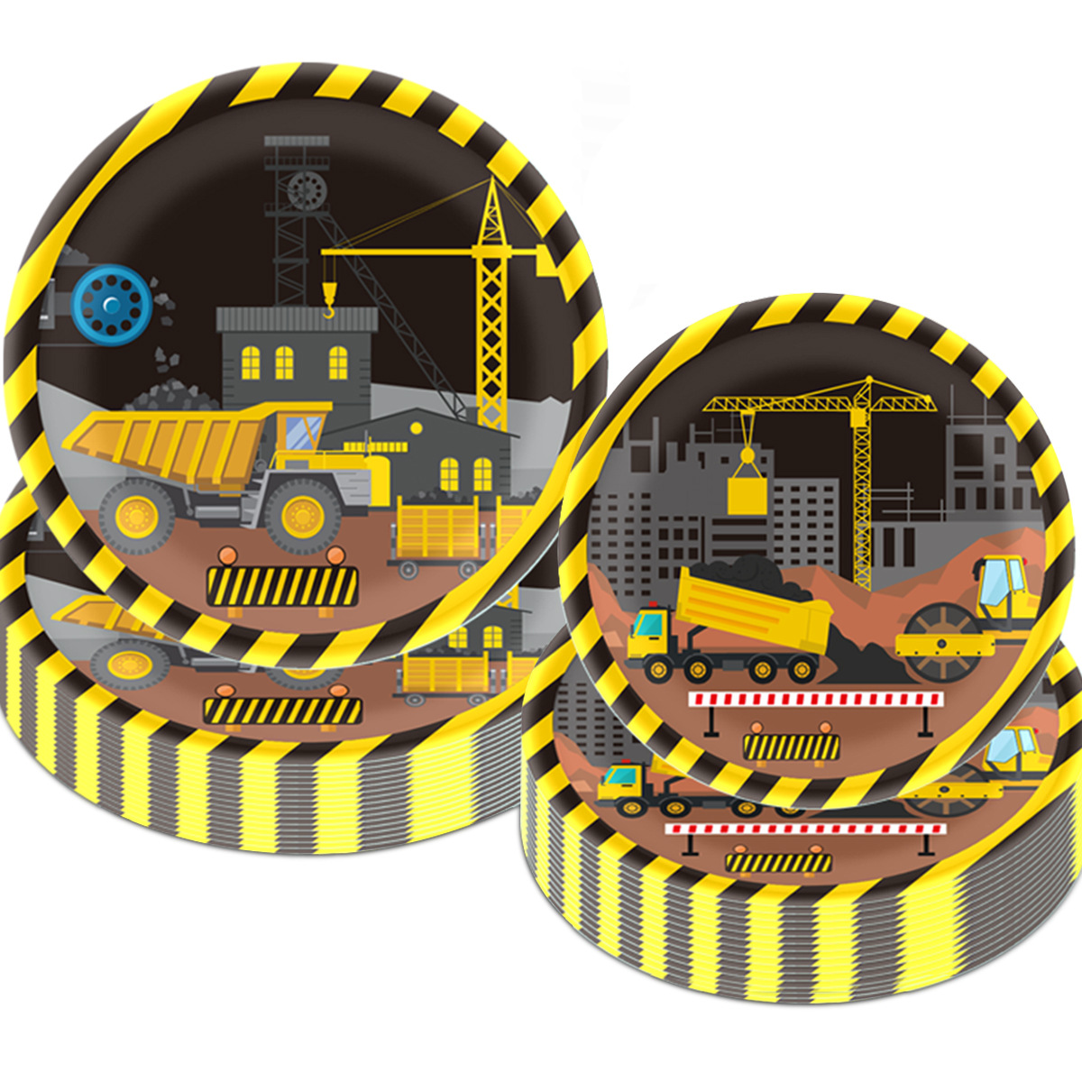 Excavator Themed Plates, Paper - Event Z review and price