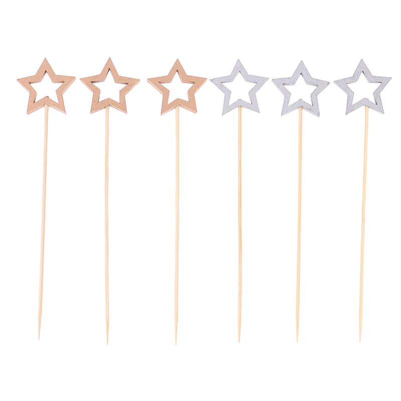 50/100Pcs Star Disposable Bamb - Centerpiece Stick review and price
