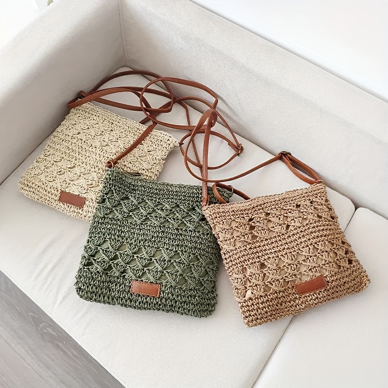 Chic Handmade Paper Straw Cros - Paper Straw Color review and price