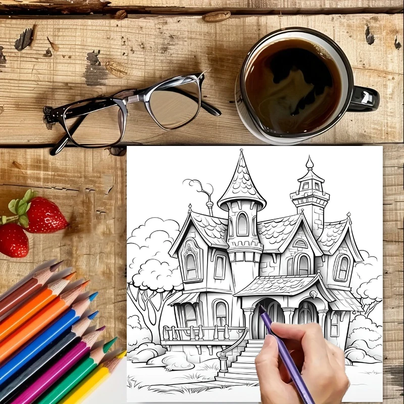 Haunted House Coloring Book fo - Event Supplies review and price