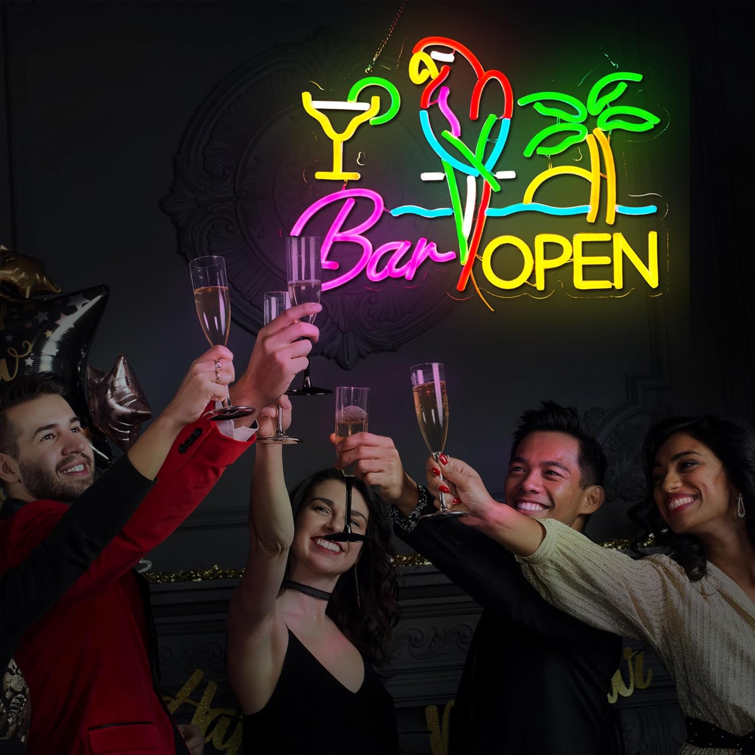 Bar Open Neon Sign Business Ar - Neon Sign Party review and price