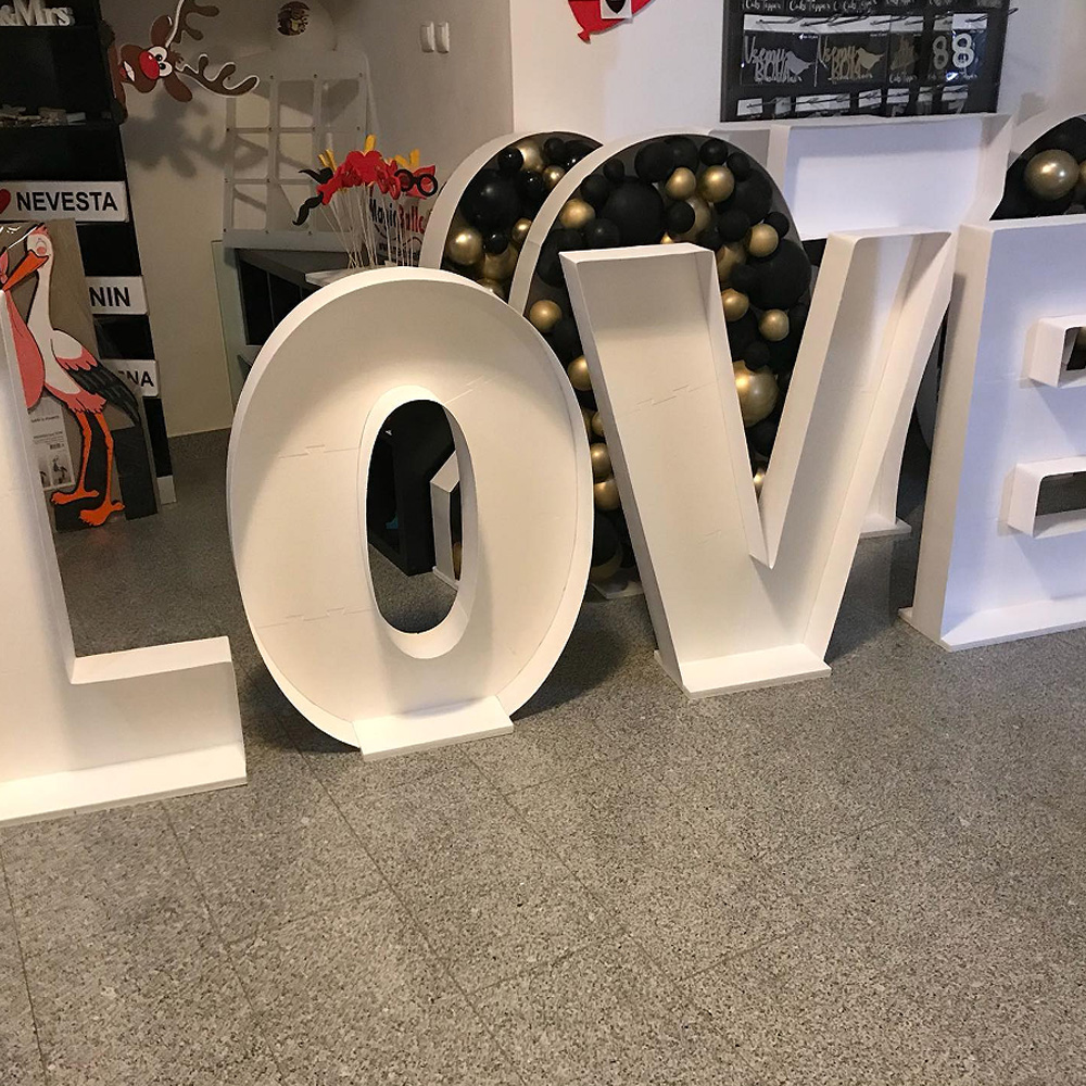 2.4FT Letters Balloons Frame M - Event Z review and price
