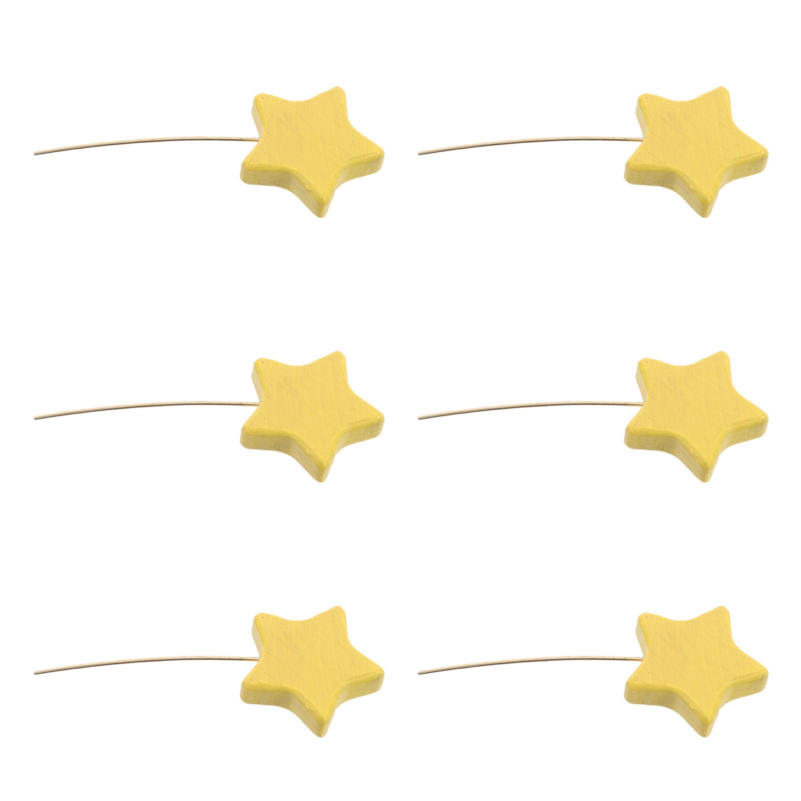 6Pcs Mini Wood Star Picks Five - Centerpiece Stick review and price