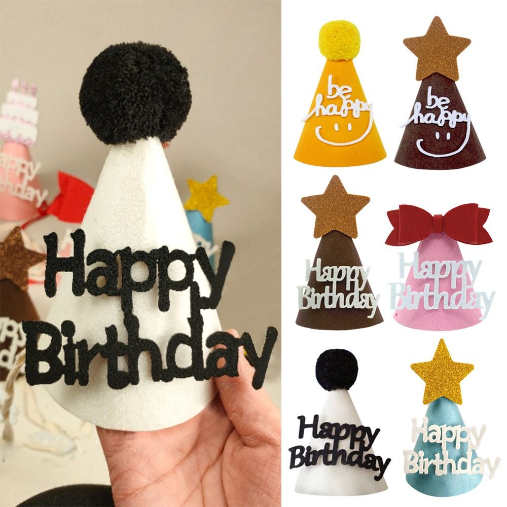 Cute Happy Birthday Headwear C - Party Hat Cone review and price