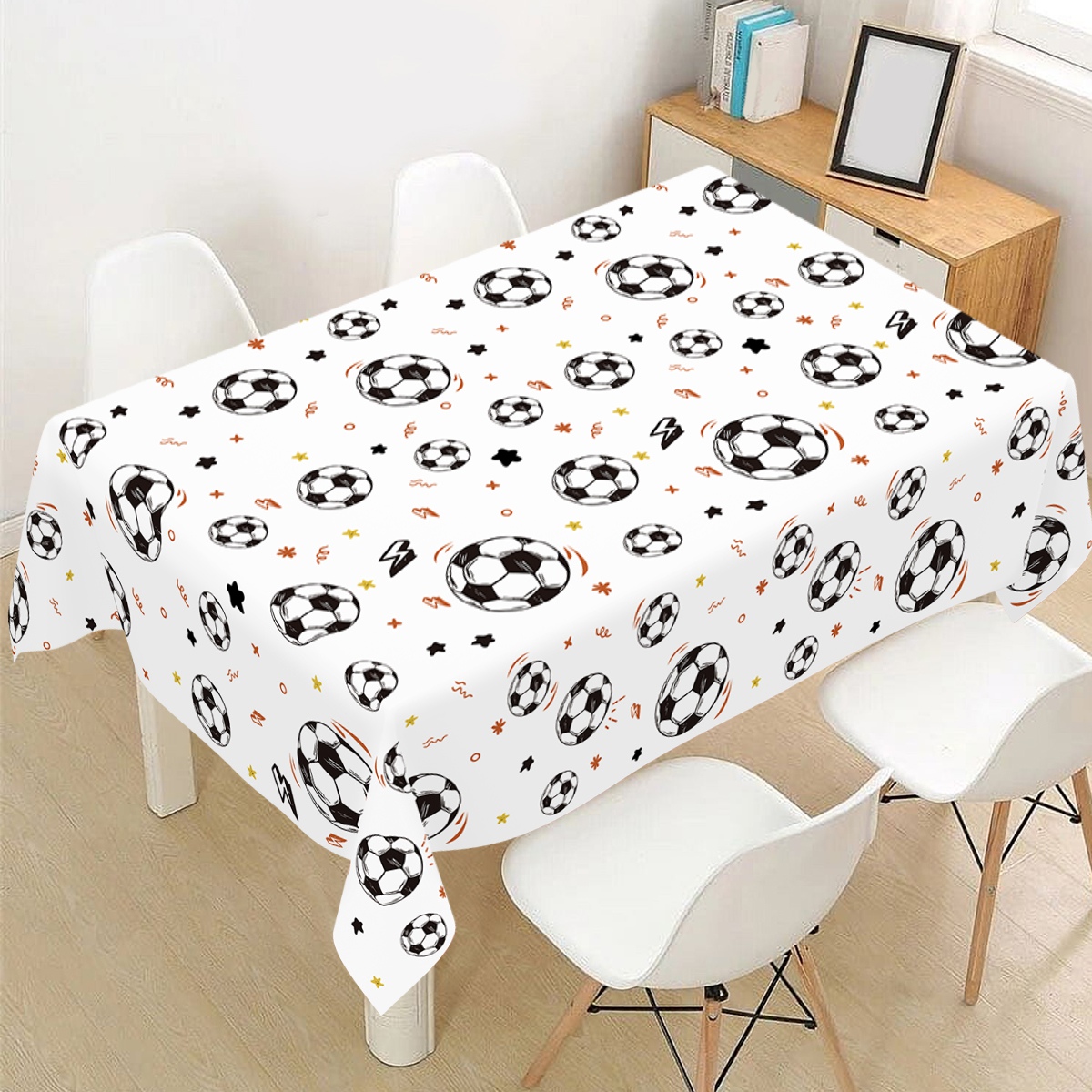 183x137cm Soccer Theme Disposa - Table Cloth Disposable review and price