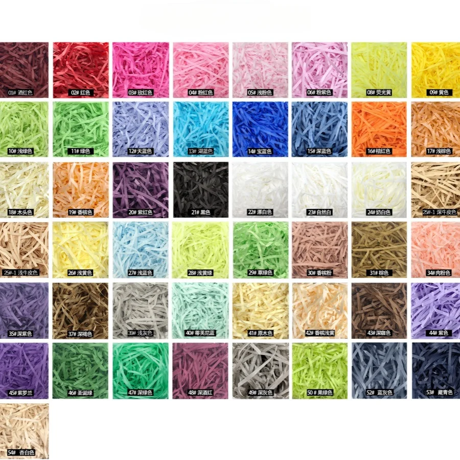100g raffi Colorful Shredded C - Paper Straw Color review and price