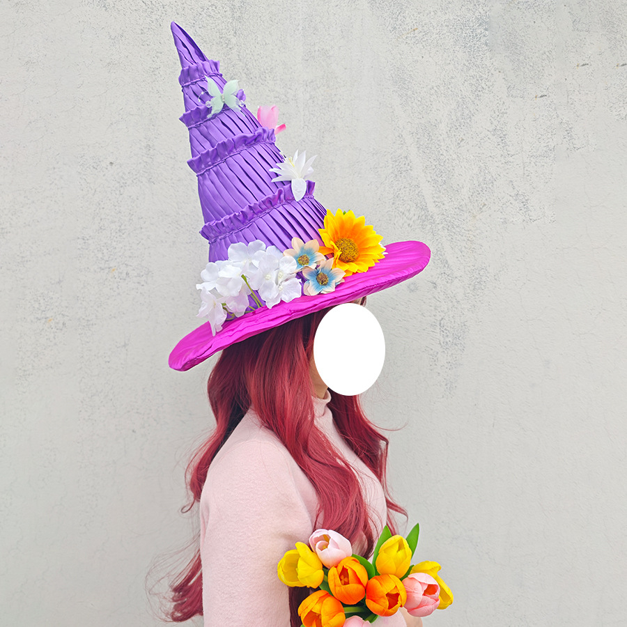 Easter Witch Hat Magic Girl Ha - Party Hat Cone review and price