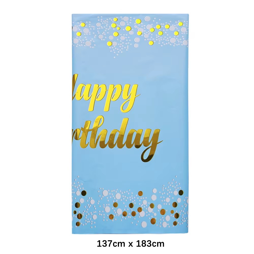Happy Birthday Disposable Tabl - Table Cloth Disposable review and price