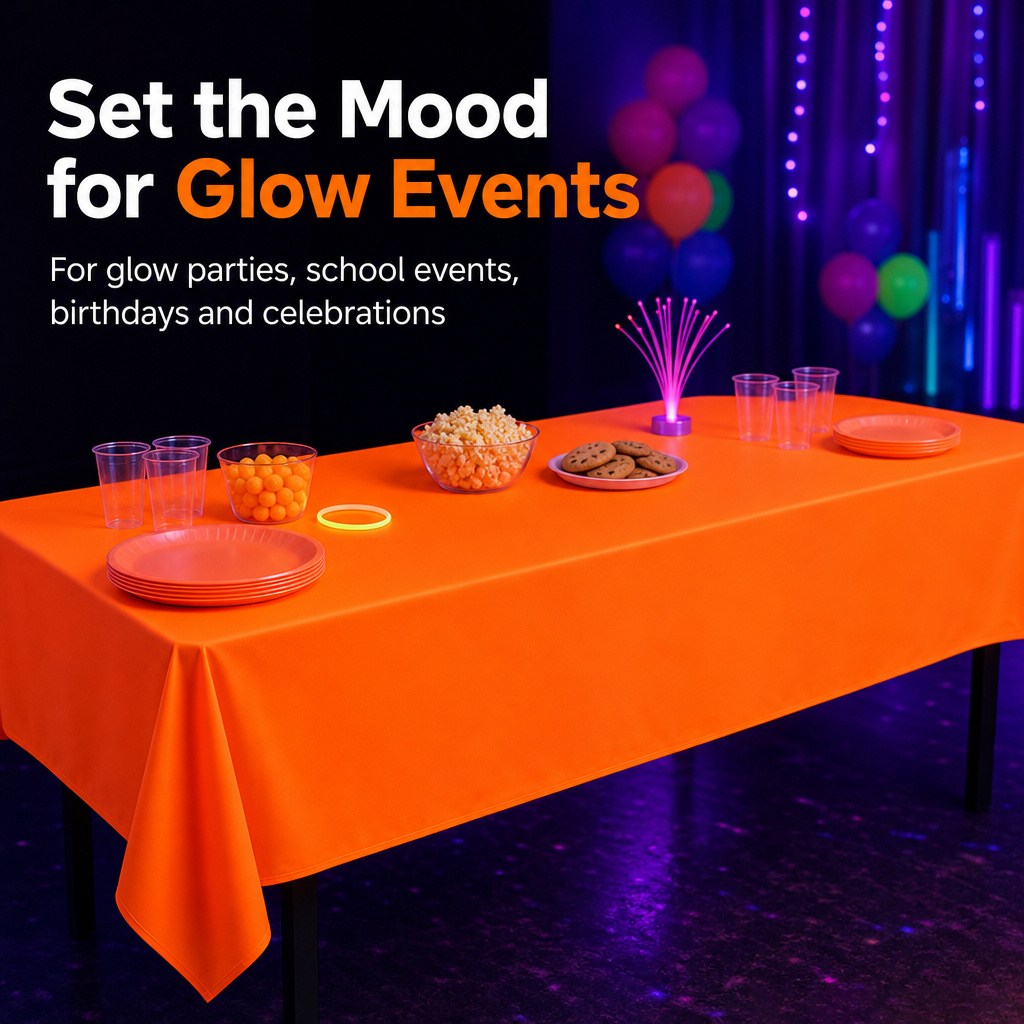 Thickened Macaron Fluorescent  - Table Cloth Disposable review and price