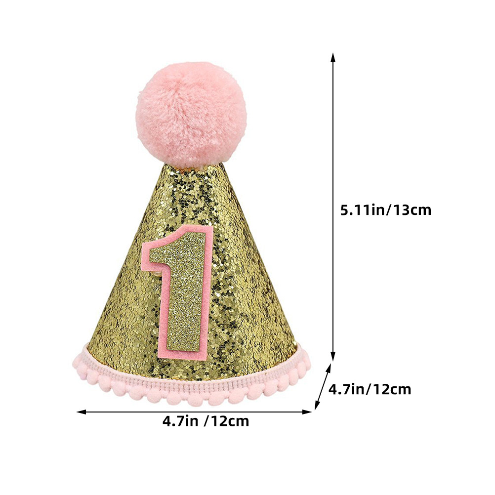 Pink Birthday Hat 1St Birthday - Party Hat Cone review and price