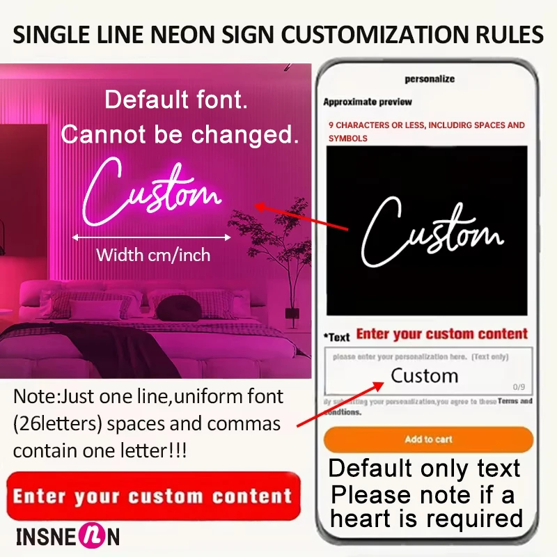 Custom Name Neon Sign - USB Di - Neon Sign Party review and price