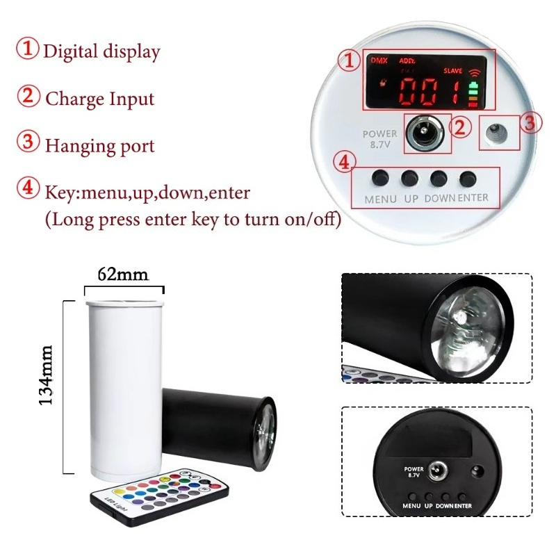 1x15W RGBAW UV LED Pinspot Eff - Event Party Dj review and price