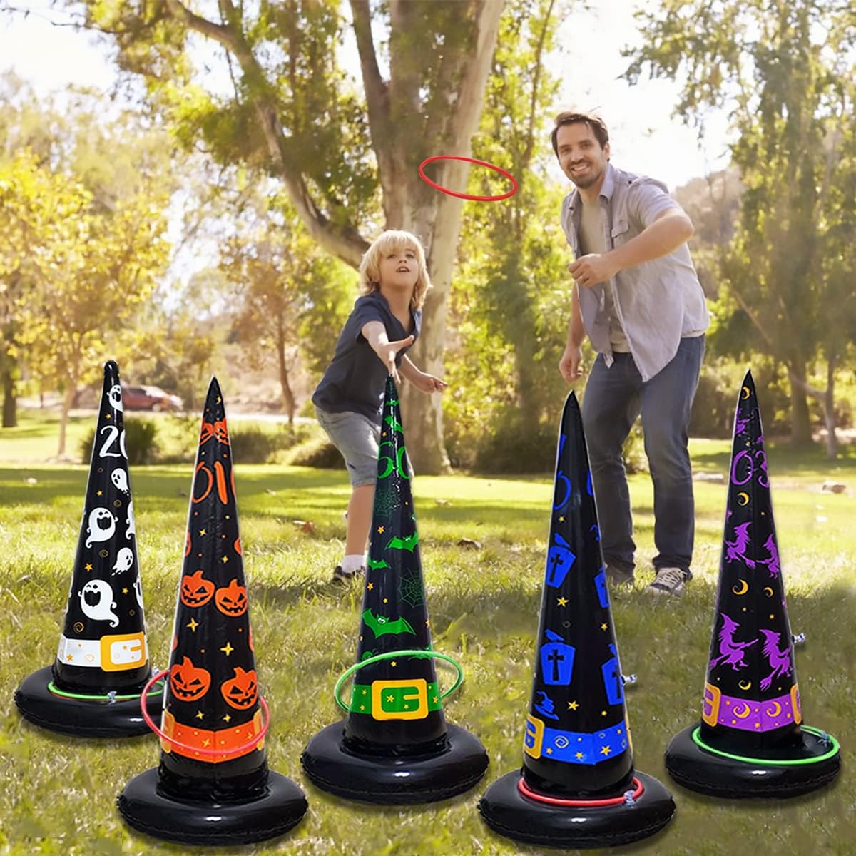 1-10Sets Halloween Inflatable  - Party Hat Cone review and price