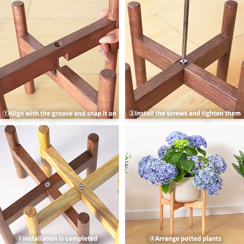 Solid Wood Plant Stand - Vinta - Event Support review and price